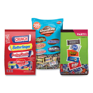 National® All Time Favorites Minis Mix, Hersheys/Mars/Nestle, 8.84 lbs Total, 3 Bag Bundle (GRR600B0005)