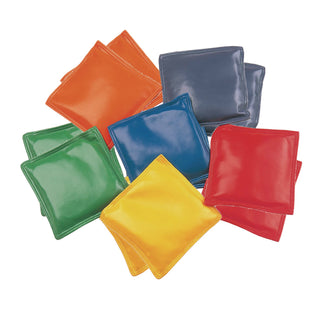 Champion Sports Bean Bag Set, Vinyl, 4", Assorted Colors, Dozen (CSIMBB4SET)