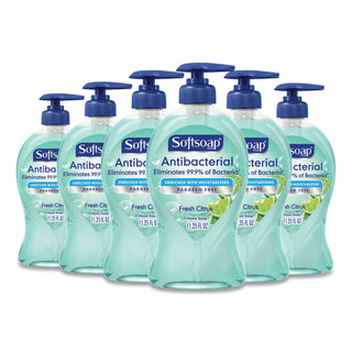 Softsoap® Antibacterial Hand Soap, Fresh Citrus, 11 1/4 oz Pump Bottle, 6/Carton (CPC44572)