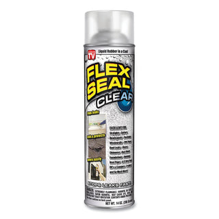 Flex Seal Liquid Rubber Sealant Coating Spray, 14 oz Spray, Clear (FSGFSCL20)