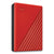 WD MY PASSPORT External Hard Drive, 4 TB, USB 3.2, Red (WDCBPKJ0040BRD)