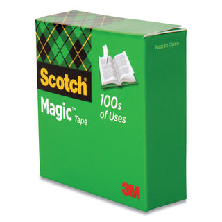 Scotch® Magic Tape Refill, 1" Core, 0.5" x 36 yds, Clear (MMM810121296)