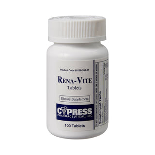 Rena-Vite Multivitamin Supplement Folic Acid / Vitamin B 0.8 mg Strength Tablet 100 per Bottle (855414_BT)