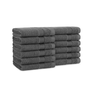 Host & Home Washcloth 13x13 Dark Grey (12/Pack) (P-WC-HH-1313-DG)