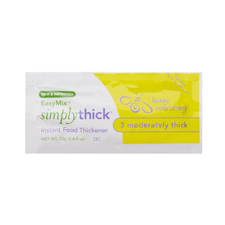 SimplyThick® Easy Mix Food and Beverage Thickener 12 Gram Individual Packet Unflavored Gel IDDSI Level 3 Moderately Thick/Liquidized (1087566_BX)