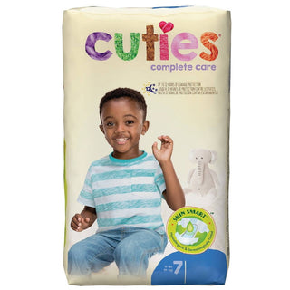 Cuties® Complete Care Unisex Baby Diaper Size 7 Disposable Heavy Absorbency (1206485_PK)