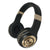 Morpheus 360® SERENITY Stereo Wireless Headphones with Microphone, Black with Gold Accents (MHSHP5500G)