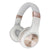 Morpheus 360® SERENITY Stereo Wireless Headphones with Microphone, White with Rose Gold Accents (MHSHP5500R)