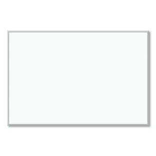 U Brands Melamine Dry Erase Board, 72 x 48, White Surface, Silver Frame (UBR033U0001)