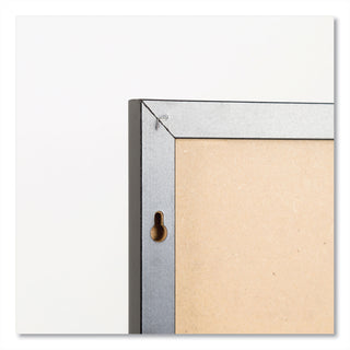 U Brands Magnetic Dry Erase Board with MDF Frame, 24 x 18, White Surface, Black Frame (UBR307U0001)