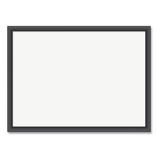 U Brands Magnetic Dry Erase Board with MDF Frame, 24 x 18, White Surface, Black Frame (UBR307U0001)