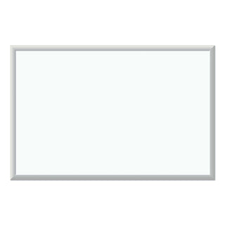 U Brands Melamine Dry Erase Board, 36 x 24, White Surface, Silver Frame (UBR031U0001)
