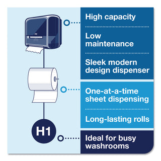 Tork® Advanced Matic Hand Towel Roll, 2-Ply, 7.7 x 9.8, White, 643/Roll, 6 Roll/Carton (TRK290092A)
