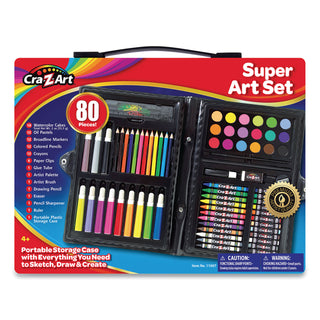 Cra-Z-Art® Super Art Set, 80 Pieces (CZA110076)
