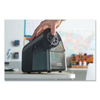 X-ACTO® School Pro Classroom Electric Pencil Sharpener, AC-Powered, 4.5" x 7" x 6.38", Blue/Gray (EPI1670X)