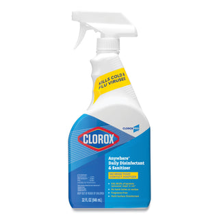 Clorox® Anywhere Hard Surface Sanitizing Spray, 32oz Spray Bottle, 12/Carton (CLO01698)