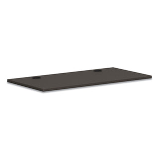 HON® Worksurface, Rectangle, 48"x24" , Slate Teak (HONPLRW4824LS1)
