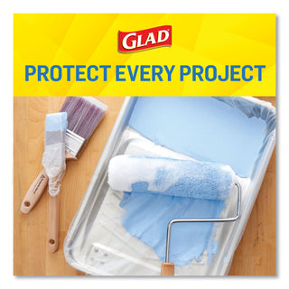 Glad® Press'n Seal Food Plastic Wrap, 11.80" x 71.10 ft Length, Durable, Freezer Safe, Microwave Safe, Cutting Edge, Plastic, Clear (CLO70441)