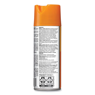 Clorox® 4-in-One Disinfectant and Sanitizer, Citrus, 14 oz Aerosol, 12/Carton (CLO31043)