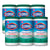 Clorox® Disinfecting Wipes, Fresh Scent, 7 x 8, White, 75/Canister, 6 Canisters/Carton (CLO01656)