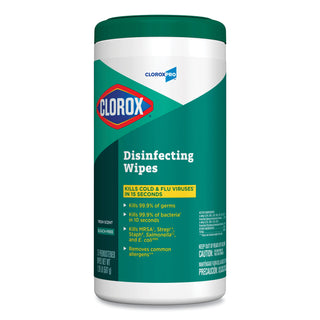 Clorox® Disinfecting Wipes, 7 x 8, Fresh Scent, 75/Canister (CLO15949EA) (COX15949EA)