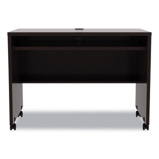 Alera® Valencia Series Mobile Workstation Desk, 41.38w x 23.63d x 30h, Espresso (ALEVA204224ES)
