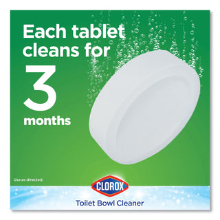 Clorox® Automatic Toilet Bowl Cleaner, 3.5 oz Tablet, 2/Pack (CLO30024PK) (CLO30024PK)