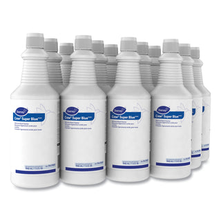 Diversey™ Crew Super Blue Mild Acid Bowl Cleaner, Citrus, 32oz Squeeze Bottle,12/Carton (DRK4476081)