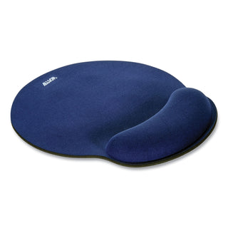 Allsop® MousePad Pro Memory Foam Mouse Pad with Wrist Rest, 9 x 10 x 1, Blue (ASP30206)