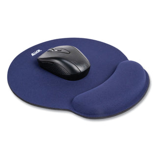 Allsop® MousePad Pro Memory Foam Mouse Pad with Wrist Rest, 9 x 10 x 1, Blue (ASP30206)