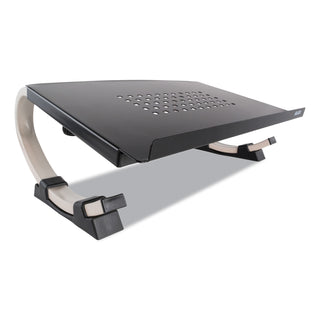 Allsop® Adjustable Curve Notebook Stand, 15 x 11 1/2 x 6, Black/Silver (ASP30498)