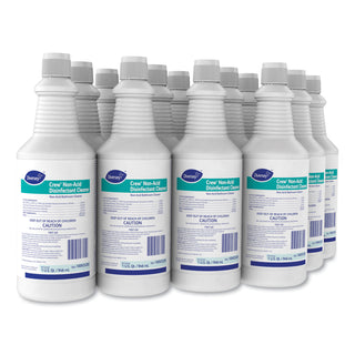 Diversey™ Crew Neutral Non-Acid Bowl & Bathroom Disinfectant, 32 oz Squeeze Bottle, 12/CT (DVO100925283)