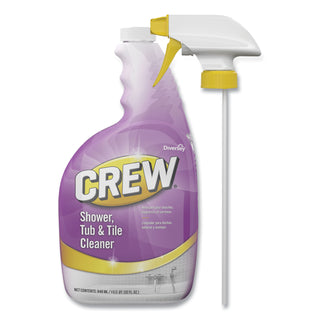 Diversey™ Crew Shower, Tub & Tile Cleaner, Liquid, 32 oz, 4/Carton (DVOCBD540281)