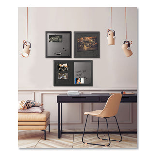 MasterVision™ Black Shadow Message Board Set, Assorted Sizes & Colors, 3/Set (BVCSOR034)