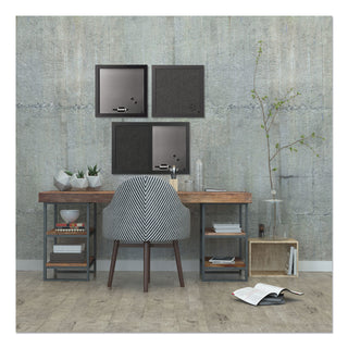 MasterVision™ Black Shadow Message Board Set, Assorted Sizes & Colors, 3/Set (BVCSOR034)