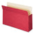 Smead™ Colored File Pockets, 3.5" Expansion, Legal Size, Red (SMD74231)