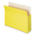 Smead™ Colored File Pockets, 3.5" Expansion, Letter Size, Yellow (SMD73233)