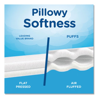 Puffs Plus Lotion Facial Tissue, White, 2-Ply, 124/Box, 3 Box/Pack, 8 Packs/Carton (PGC39363CT)