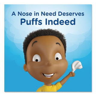 Puffs Plus Lotion Facial Tissue, White, 2-Ply, 124/Box, 3 Box/Pack, 8 Packs/Carton (PGC39363CT)