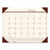 House of Doolittle™ EcoTones Recycled Monthly Desk Pad Calendar, 22 x 17, Moonlight Cream Sheets, Brown Corners, 12-Month (Jan to Dec): 2025 (HOD12441)