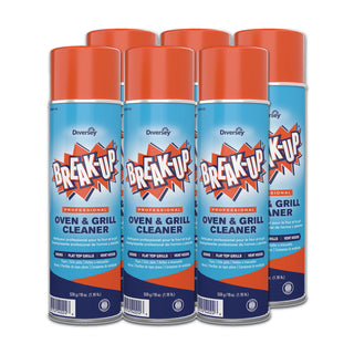 BREAK-UP® Oven And Grill Cleaner, Ready to Use, 19 oz Aerosol Spray 6/Carton (DRA91206CT)