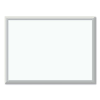 U Brands Melamine Dry Erase Board, 24 x 18, White Surface, Silver Frame (UBR030U0001)