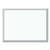 U Brands Melamine Dry Erase Board, 24 x 18, White Surface, Silver Frame (UBR030U0001)