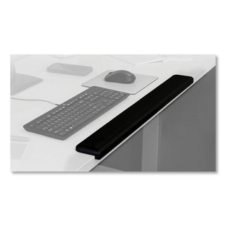 3M™ Gel Wrist Rest for Standing Desks, 30.13 x 3.25, Black (MMMWR200B)