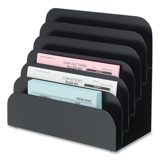 CONTROLTEK® Trays, 6 Compartments, 8.25 x 7.25 x 4, Black (CNK500075)