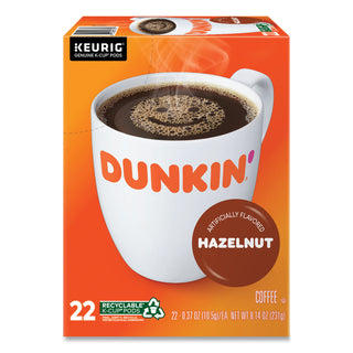 Dunkin Donuts® K-Cup Pods, Hazelnut, 22/Box (GMT1270)