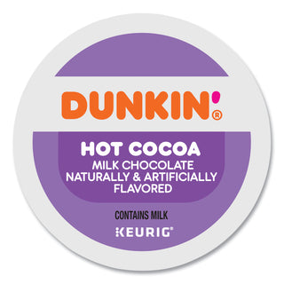 Dunkin Donuts® Milk Chocolate Hot Cocoa K-Cup Pods, 22/Box (GMT1261)