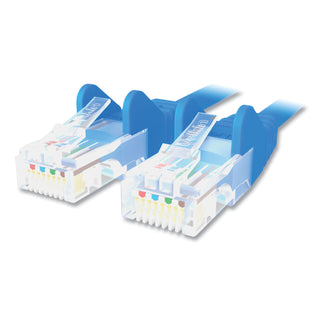 Belkin® CAT6 UTP Computer Patch Cable, RJ45 Connectors, 25 ft, Blue (BLKA3L98B25BLUS)