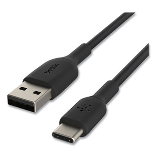 Belkin® BOOST CHARGE USB-C to USB-A ChargeSync Cable, 3.3 ft, Black (BLKCAB001BT1MBK)