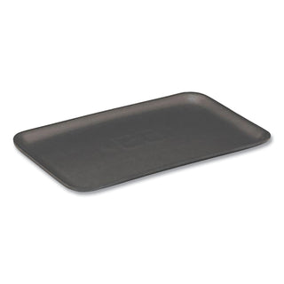 Pactiv Evergreen Supermarket Tray, #7S, 5.63 x 14.16 x 0.67, Black, 250/Carton (PCT0TFB07S00000)